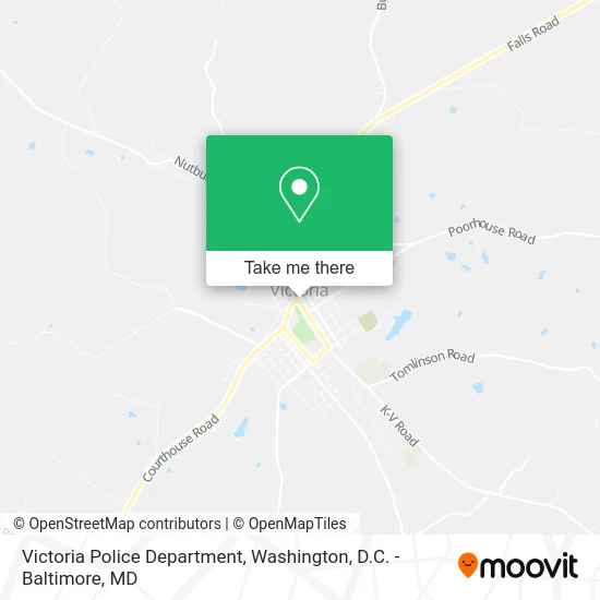 Victoria Police Department map