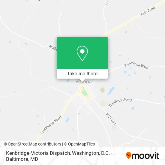 Kenbridge-Victoria Dispatch map