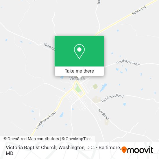 Victoria Baptist Church map
