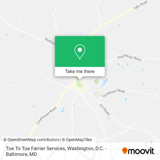 Mapa de Toe To Toe Farrier Services