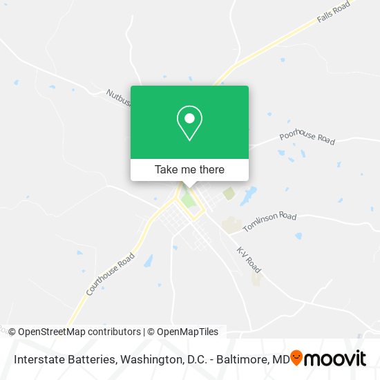 Interstate Batteries map