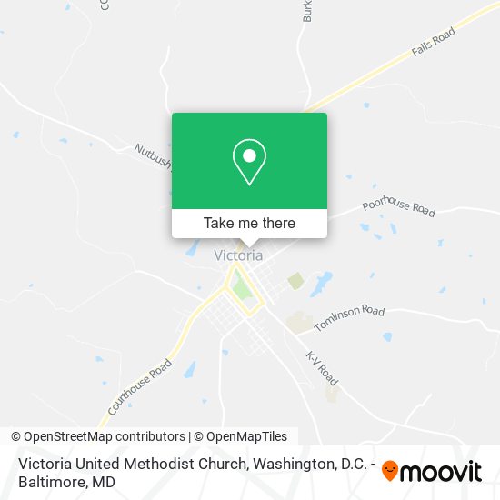 Victoria United Methodist Church map