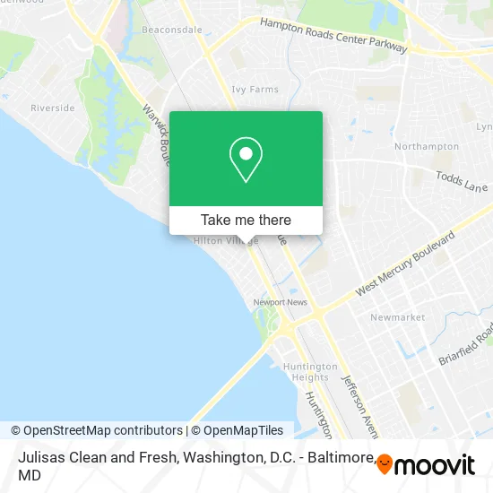 Julisas Clean and Fresh map
