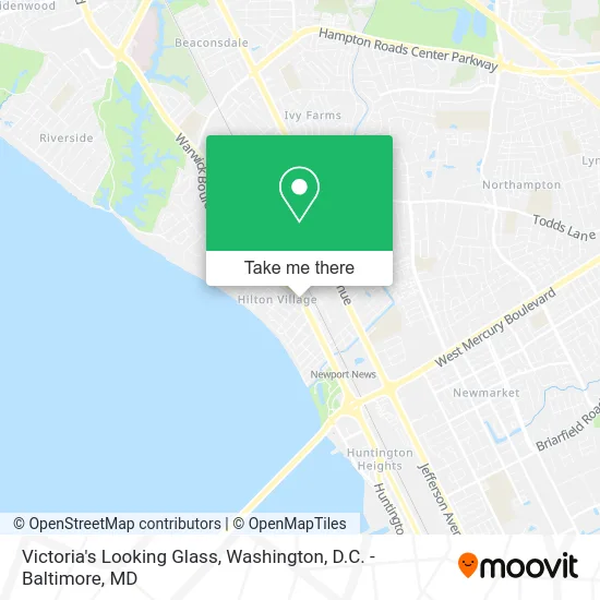 Victoria's Looking Glass map