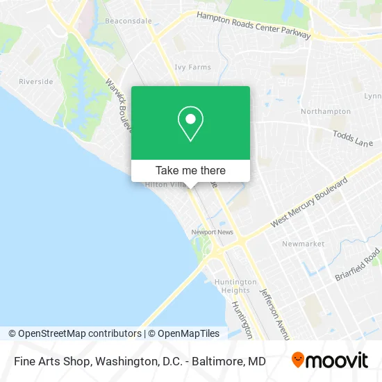 Fine Arts Shop map