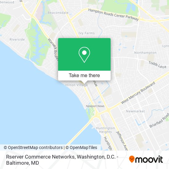 Rserver Commerce Networks map