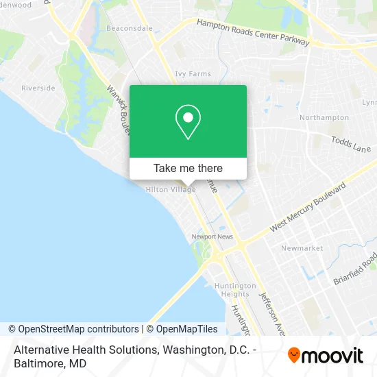 Alternative Health Solutions map