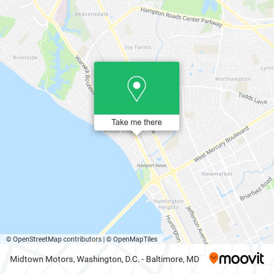 Midtown Motors map