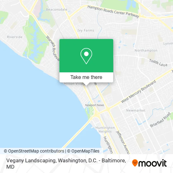 Vegany Landscaping map