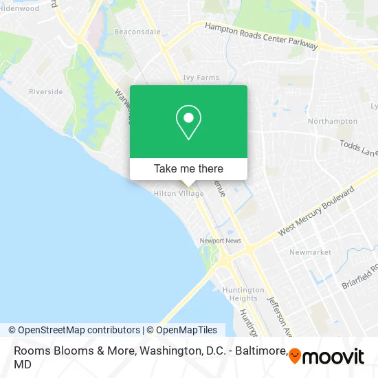 Rooms Blooms & More map