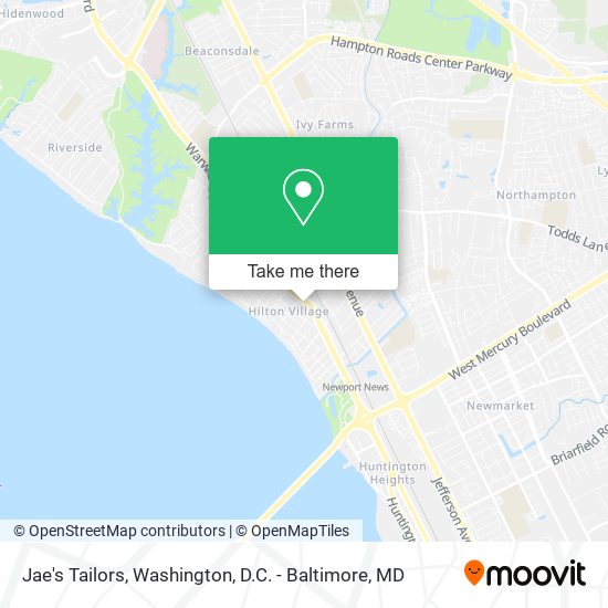 Mapa de Jae's Tailors