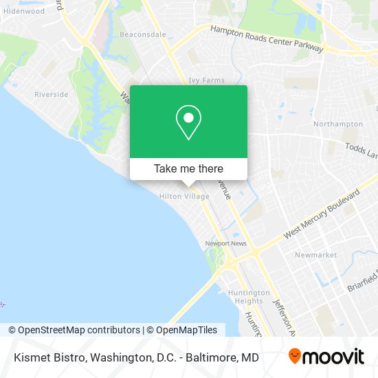 Kismet Bistro map