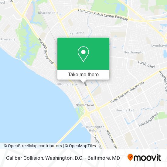 Caliber Collision map