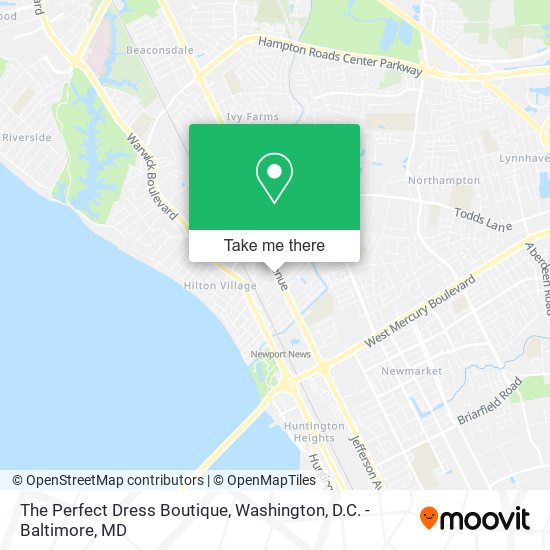The Perfect Dress Boutique map