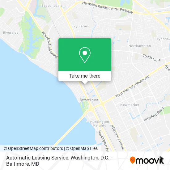 Automatic Leasing Service map