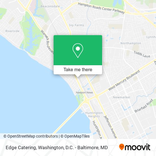 Mapa de Edge Catering