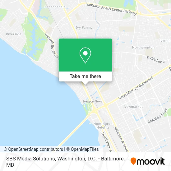 SBS Media Solutions map