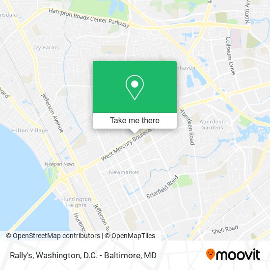 Rally's map