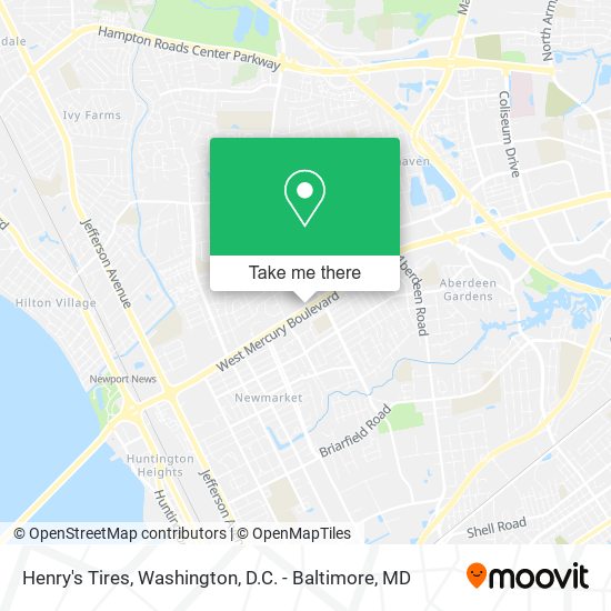 Henry's Tires map