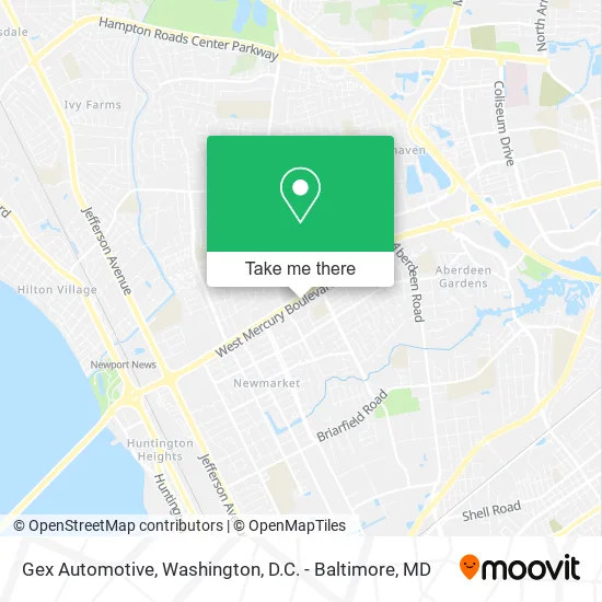 Gex Automotive map