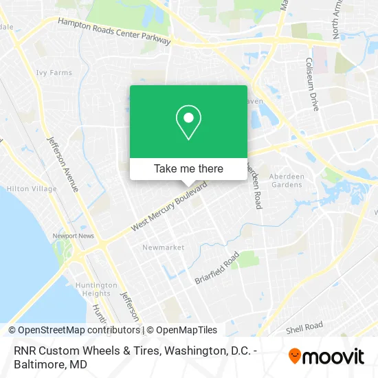 RNR Custom Wheels & Tires map