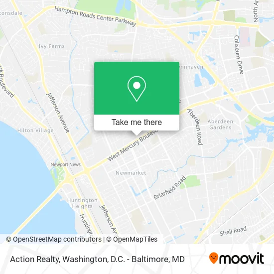 Action Realty map