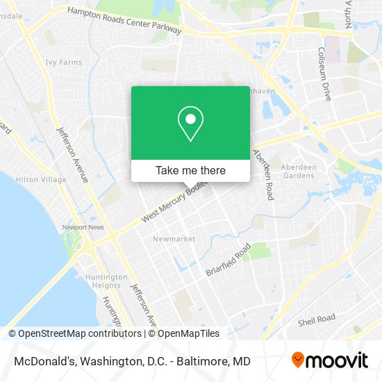 McDonald's map