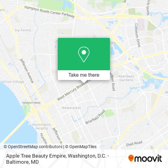 Apple Tree Beauty Empire map