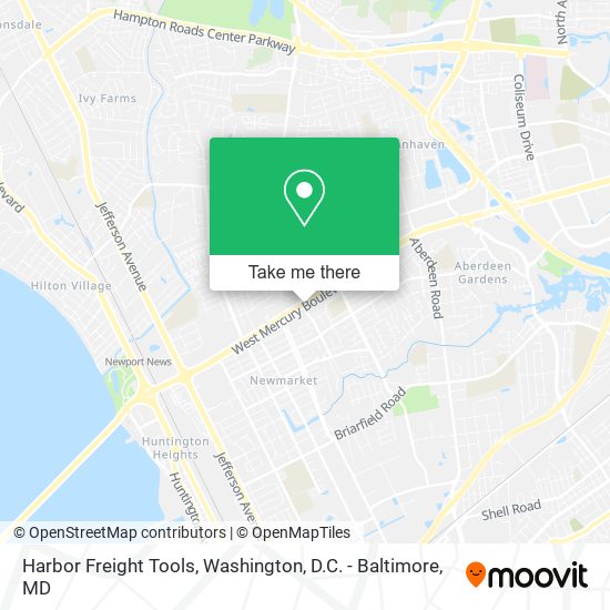 Harbor Freight Tools map