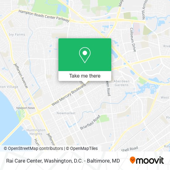 Mapa de Rai Care Center