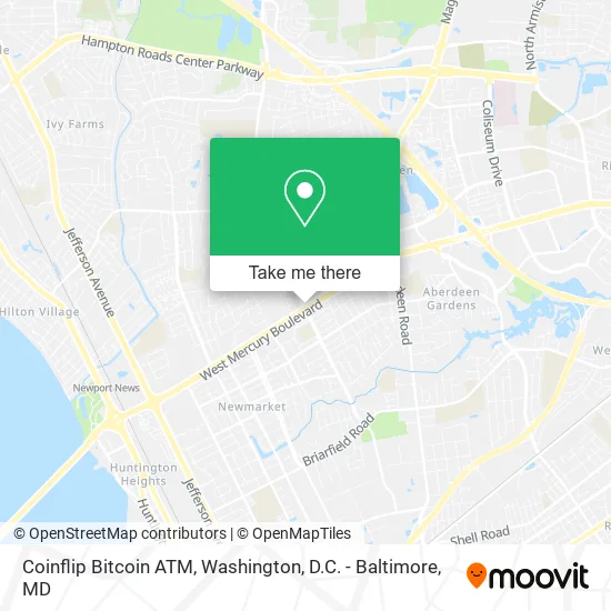 Coinflip Bitcoin ATM map
