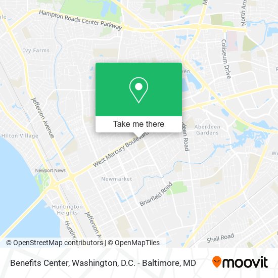 Mapa de Benefits Center