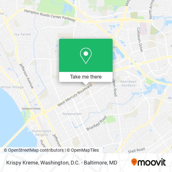 Krispy Kreme map