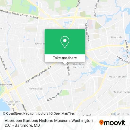 Aberdeen Gardens Historic Museum map