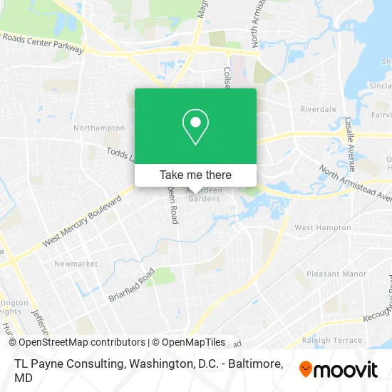 TL Payne Consulting map