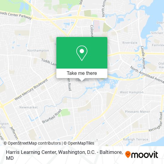 Harris Learning Center map
