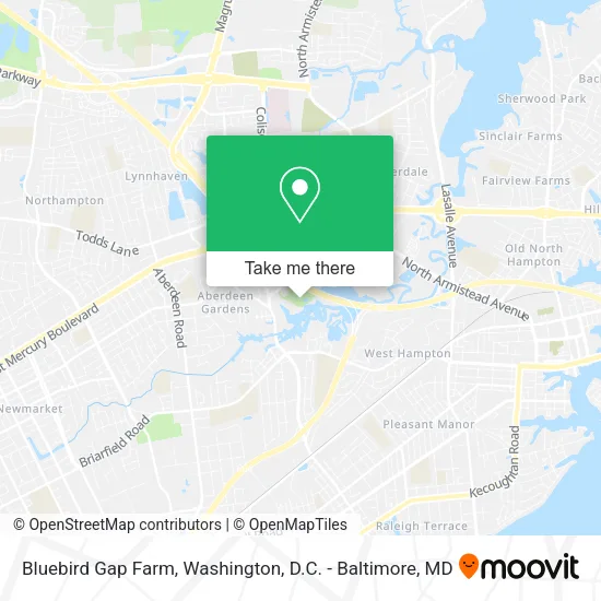 Bluebird Gap Farm map