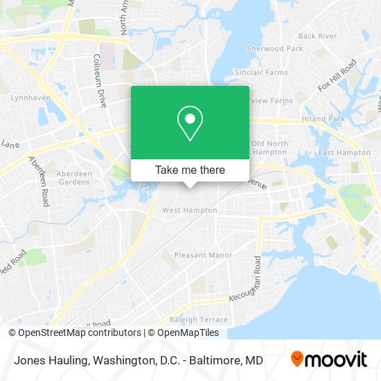 Jones Hauling map
