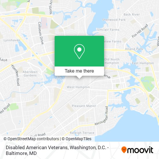 Mapa de Disabled American Veterans