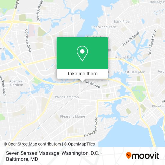 Seven Senses Massage map