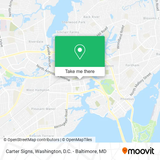 Carter Signs map
