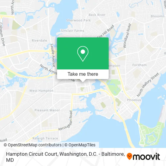 Hampton Circuit Court map