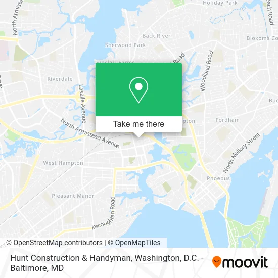 Hunt Construction & Handyman map