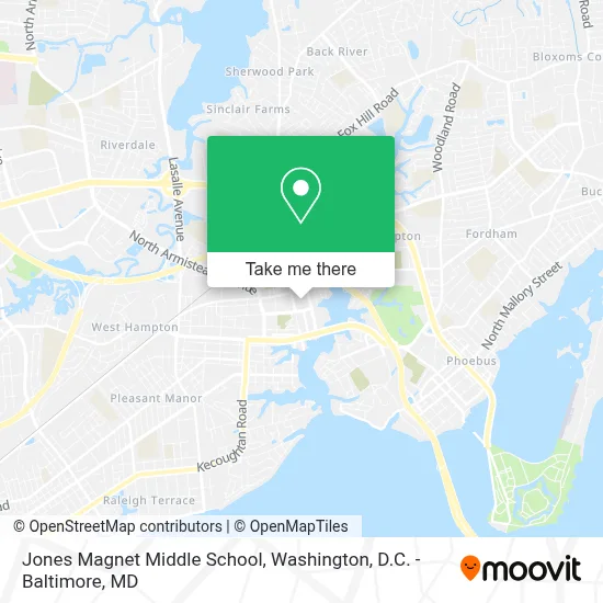 Jones Magnet Middle School map