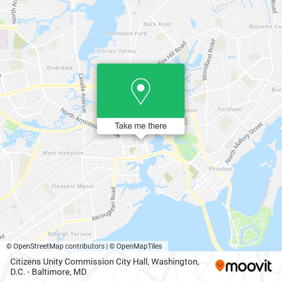 Citizens Unity Commission City Hall map