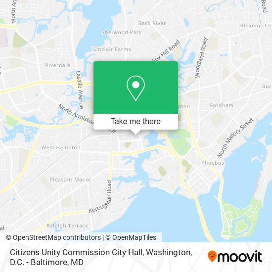 Citizens Unity Commission City Hall map
