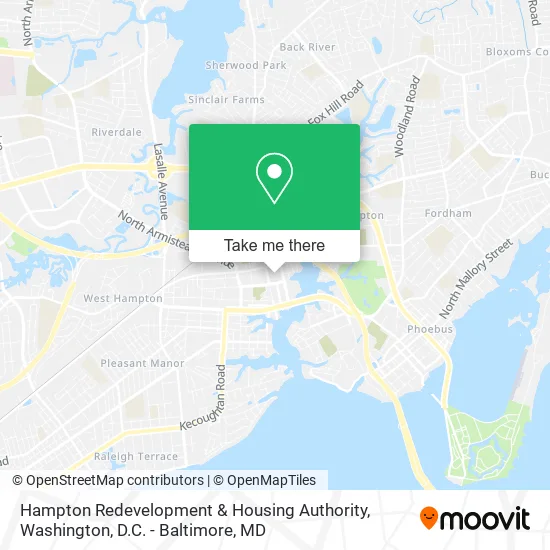 Hampton Redevelopment & Housing Authority map