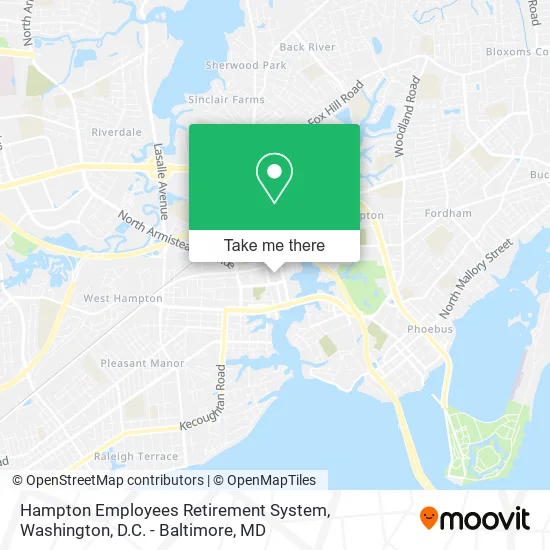 Hampton Employees Retirement System map