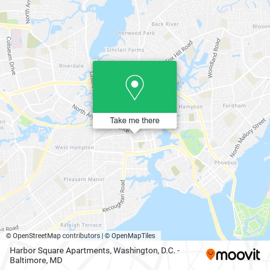 Mapa de Harbor Square Apartments
