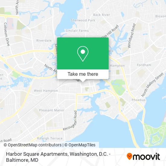 Harbor Square Apartments map